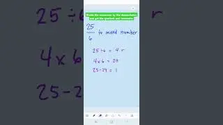 How to convert improper fractions to mixed number? #math #mathshorts #fractions #division #remainder