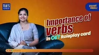 ✅OET Role play കാർഡിൽ Verbs എത്ര മാത്രം important ആണെന്നറിയുമോ?