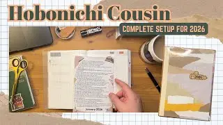Full Planner Set Up | How I'm Using the Hobonichi Cousin in 2026