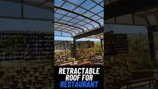 Megavent's Retratable Roof for Restaurant  in India - www.megavent.co.in