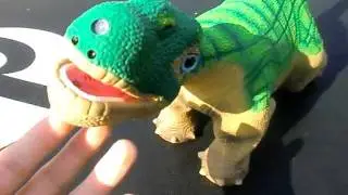 The Cute Pleo On The Trampoline!