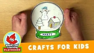 Snow Globe Craft for Kids | Maple Leaf Learning