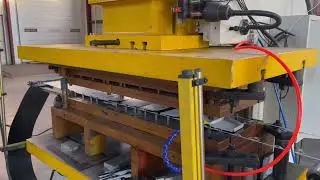 K style gutter end cap production process