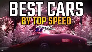 THE BEST CARS by Top Speed in Midnight Racing Tokyo (Roblox)