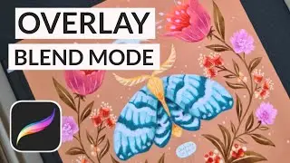 How To Use Overlay Blend Mode in Procreate // Easy Procreate Tutorial
