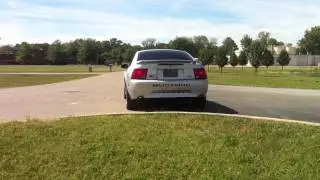 2002 Mustang GT Flowmaster with Jegs O/R H pipe launch