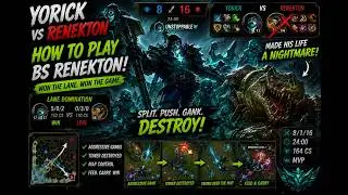 How To Destroy Renekton With Yorick | Top Lane Takeover