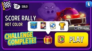 Hot Color Score Rally 6 Moves Match Masters Solo Challenge Score 1225