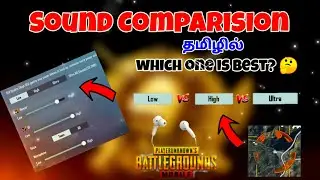 Sound Quality Comparision Footsteps,Vehicle | Increase Enemy Foot Sound | Best Audio Settings Tamil
