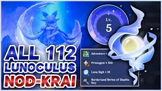 All 112 Lunoculus Locations in Nod-Krai 6.0 | Fastest Route with Timestamps | Genshin Impact