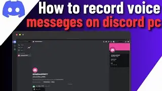 How To Record Voice Message On Discord PC/Laptop | Send Audio Message