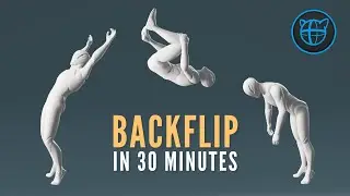 Backflip Animation in Cascadeur for beginners | Follow Along Tutorial