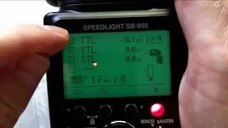 Nikon SB-900 Flash Master/Commander Settings