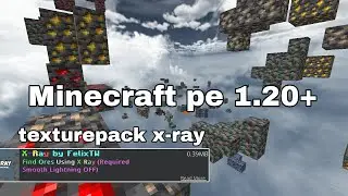 texture pack xray minecraft pe 1.20