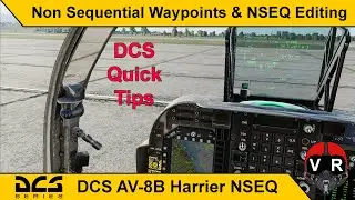 DCS AV-8B Harrier NSEQ Programming & Deleting NSEQ Route
