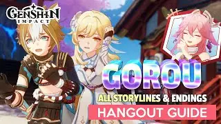 How to: GET ALL Gorou Hangout Event Endings & Storylines | Genshin Impact