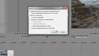 Sony Vegas Pro 2   Organising Your Assets Creating and Saving Projects