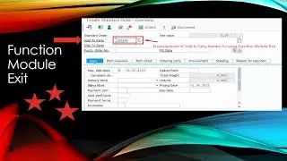 Function Module Exit in SAP ABAP with example