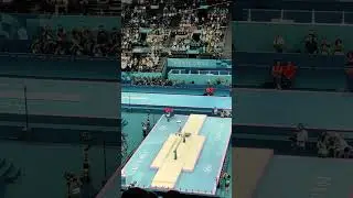 Падение Симоны Байлз с бревна. Олимпиада-2024