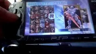 SOULCALIBURBROKEN DESTINY -PSP GAMEPLAY