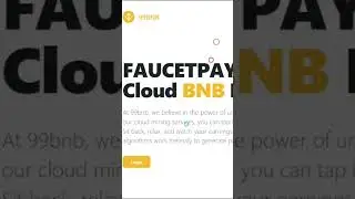 faucetPay bnb mining website| Bitcoin mining website|  #freecryptomining #technicalatifrathore