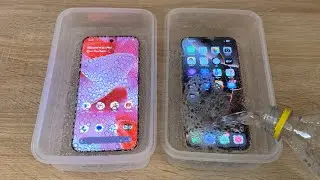 iPhone 16 Pro Max vs Google Pixel 9 Pro   Sparkling Water FREEZE Test!