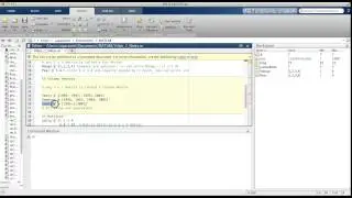 MATLAB Video 1: Declaring Variables, Row/Column Vectors, Matrices