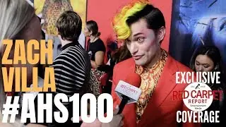 Zach Villa interviewed at FX Network's American Horror Story 100 Episodes Red Carpet #AHSFX