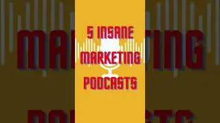 Five Insane Marketing Podcasts | Best Marketing Podcasts 2022 |  #WebidexDigital | #Shorts