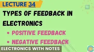 types of feedback in electronics | positive feedback | negative feedback