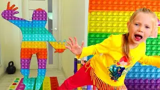 Живой Поп Ит - Кто он огромный Человек Pop IT