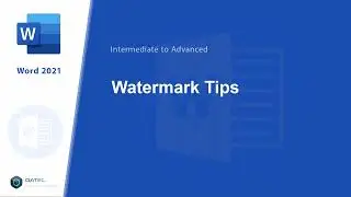 #63 Watermark tips