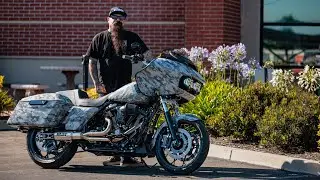 Snow Camo Carbon Fiber Road Glide ST │V-Twin Visionary