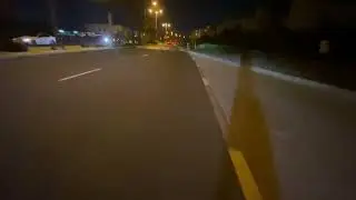 DAMAC HILLS 2 | Night time Scooter ride from Virdis Towers to Zinnia Cluster.