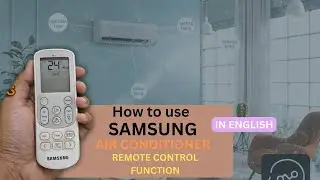Samsung AC Remote Control Demo | Easy English Guide