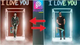 Neon Light Box Photo Edit // PicsArt Editing Tutorials // Hafiz Production