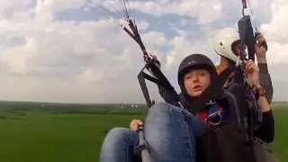 Рыжая кончает на парплане,sexy girl