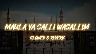 Maula Ya Salli Wasallim (slowed+reverb+rain effect) - Abu Ubaida - Relaxing❤️ @Notesofhope1