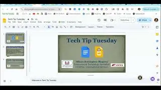 Tech Tip Tuesday - Link a Google Slide in a Google Doc