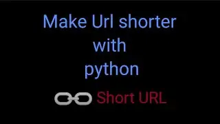 Make Url shorter with python