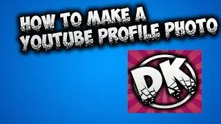 How To Make A Profile Picture On YouTube With Photoshop (tutorial)