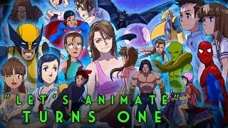 Let's Animate Turns One ️🎉️🎈🎂🍸