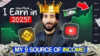 How much i made in 2025, with my 9 sources of earning...