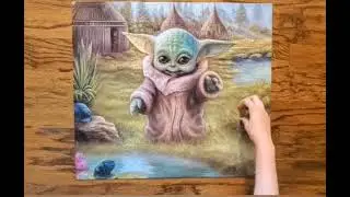 Baby Yoda - The Child Puzzle Time-lapse