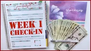 Week 1 Check In Using Cash Envelopes | Budget with Me - June 2019 Budget | Romina Vasquez
