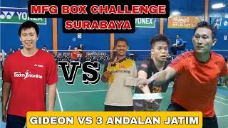 MFG BOX CHALLENGE SURABAYA, GIDEON MELAWAN PEMAIN TOP JAWA TIMUR #badminton #marcusfernaldigideon