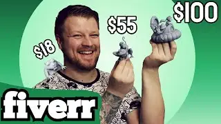 I hired 3 Fiverr Artists to sculpt Miniatures!