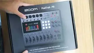 Unboxing Zoom PodTrak P8 Portable Multitrack Podcast Recorder
