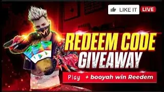 ‼️ Redeem code giveaway ‼️ Free Fire Livestream & Redeem Code Giveaway