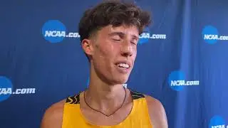Nico Young Reacts To Oklahoma State Beating NAU At The 2023 NCAA Cross Country Championships